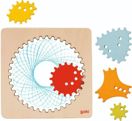 Zestaw kreatywny Spirograf 58440- Goki