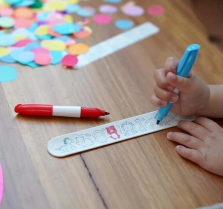 HeyDoodle Bransoletka Samozaciskowa do Kolorowania Dinozaury