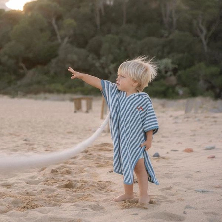 Little Dutch Poncho plażowe Ocean Sea Life Ocean Blue