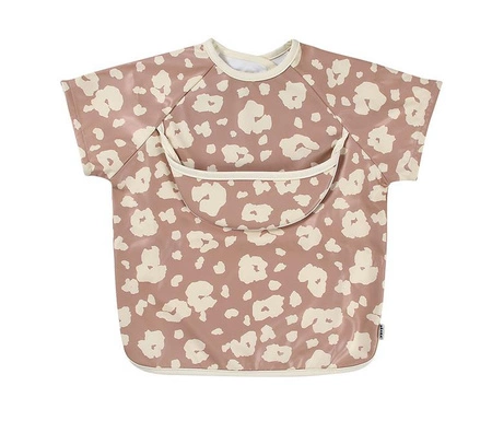 Beaba Śliniak 2w1 z odpinanym długim rękawem Savannah bloom