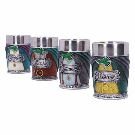 Zestaw kieliszków Władca Pierścieni - Hobbit (4 sztuki)