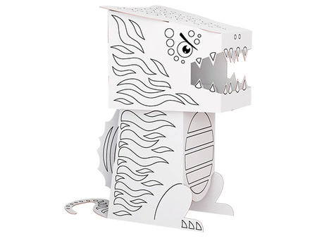 Kolorowanka 3D Cube head Dino - SPIRANOZAURUS  3l+ MONUMI