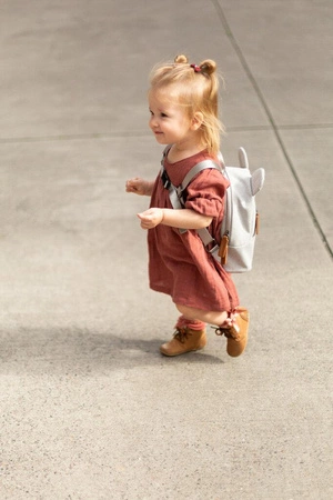 Childhome Plecak dziecięcy My First bag Kanwas Szara