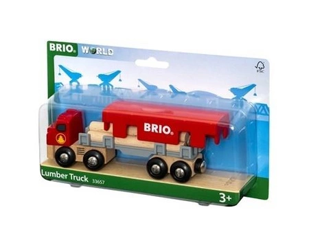 BRIO World Ciężarówka Do Transportu Drewna
