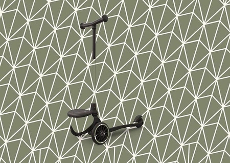 SCOOTANDRIDE Highwaykick 2 Lifestyle Hulajnoga trójkołowa balansowa z zamykanym schowkiem 2+ Green Lines