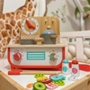 TOOKY TOY Kuchnia z Grillem dla Dzieci 2 w 1 + Akcesoria Kuchenne