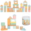 Pastelowe drewniane klocki 11722-Small Foot, klocki dla dzieci