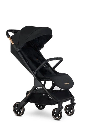 Easywalker Jackey Special Edition Kompaktowy, samoskładający się wózek spacerowy z torbą transportową Gold