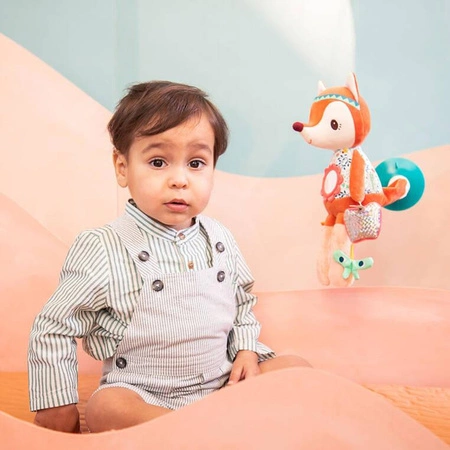 LILLIPUTIENS Wielofunkcyjna przytulanka na przyssawce Lisiczka Alice 6 m+