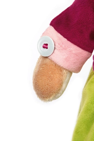 Pluszowa zabawka edukacyjna Króliczek lalka do nauki przebierania sigikid