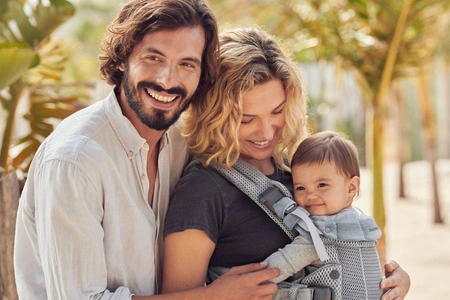 BABYBJORN - nosidełko Harmony 3D Mesh, Srebrny