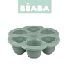 Beaba Silikonowy pojemnik do mrożenia 6 x 90 ml Sage green