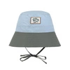 Lassig Kapelusz rybacki z filtrem UV80 Splash & Fun sky blue/deep olive, rozm. 52/53