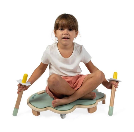 Deska na kółkach Liść Sweet Cocoon 4+, Janod