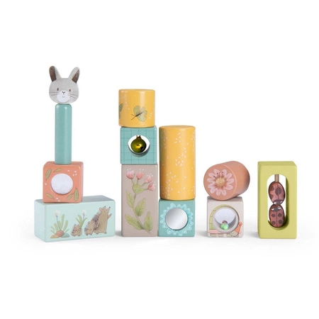 Klocki aktywizujące 11 el TRZY MAŁE KRÓLIKI 678115