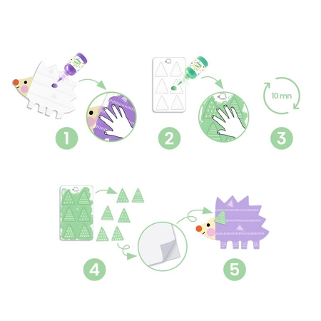 Zestaw artystyczny "ZWIERZĄTKA 3D" DJ08984