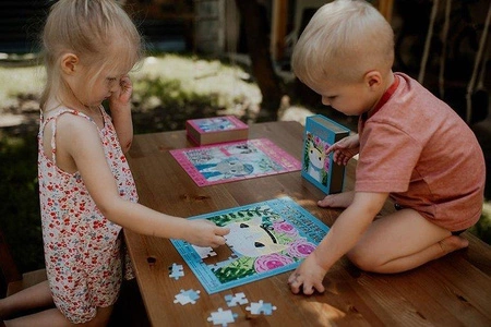 Mudpuppy Puzzle - książka "Alicja w Krainie Wąsów" Kotopowieści 100 elementów 6+