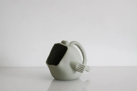 Silikonowy Czerpak Rozdymka Scrunch - Szałwiowy