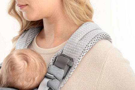 BABYBJORN - nosidełko Harmony 3D Mesh, Srebrny