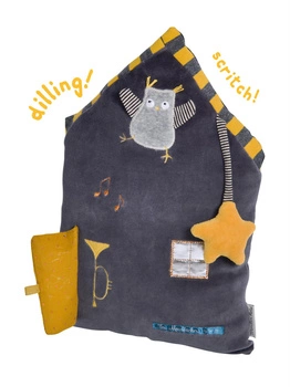 Poduszka aktywizująca DOMEK - szara 666132