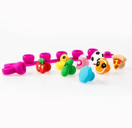 Fat Brain Toy Biżuteria Plip Charms. Zestaw Różowy