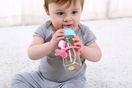 Mombella Gryzak Zabawka Małpka Light Blue