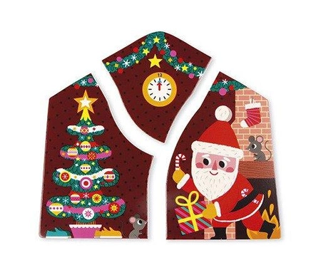 Puzzle drewniane 3-warstwowe Gwiazdka, Janod