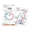 Woskowe sznureczki Wikki Stix - Zestaw PARTY DINO 12 x 12 szt
