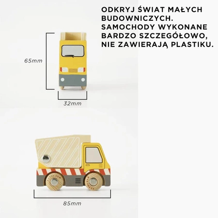 Zestaw samochodów budowlanych Le Toy Van