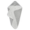 LEANDER - ręcznik z kapturem, Woodland, Cool Grey