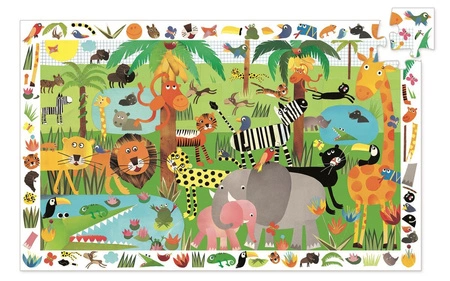 Puzzle obserwacja DŻUNGLA  - 35 el.DJ07590