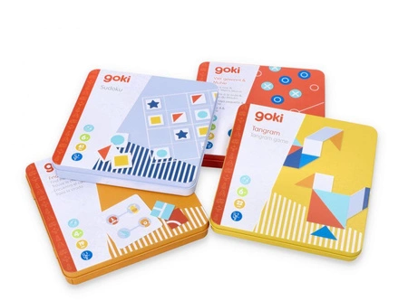 Gra podróżna Sudoku Figury 56656- Goki, układanki magnetyczne