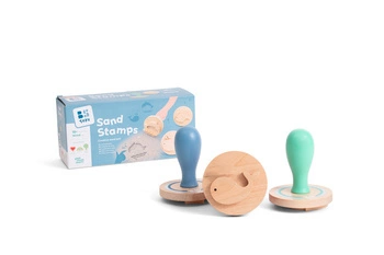 BS Toys, Zestaw drewnianych stempli na piachu