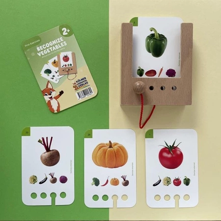 WiemTo Karty Rozpoznawanie Warzyw dla Dzieci 2+