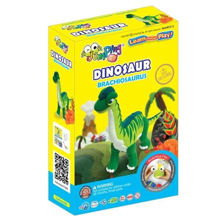 Jumping Clay | Zestaw kreatywny Dinozaur - Brachiosaurus