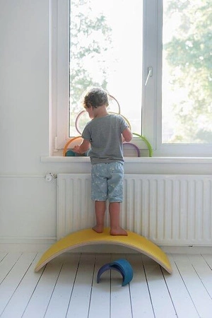 Deska do balansowania Original z filcem, Red, Wobbel