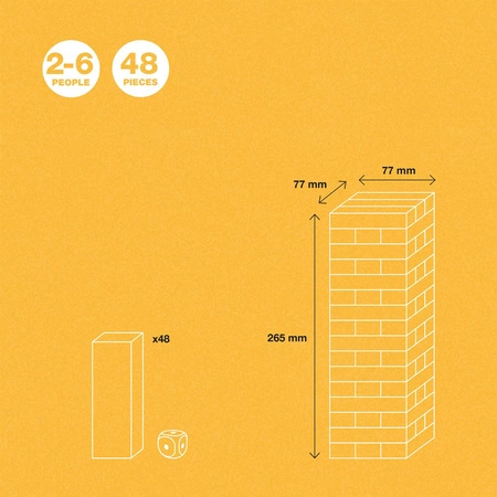 Gra zręcznościowa Miquelrius - Jenga