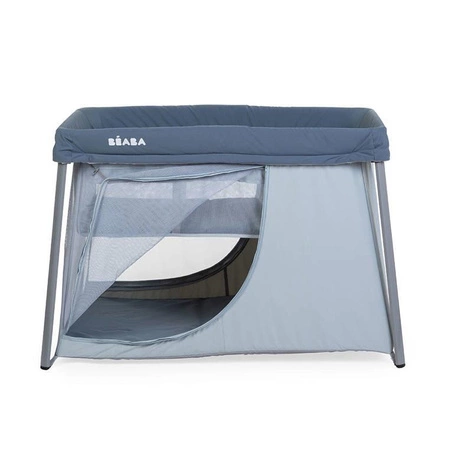 Łóżeczko turystyczne dwupoziomowe z funkcją kojca 3w1 Eazy sleep Mineral grey