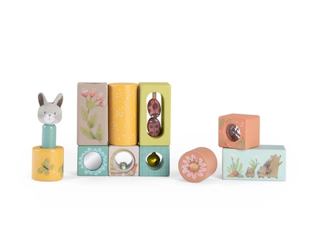 Klocki aktywizujące 11 el TRZY MAŁE KRÓLIKI 678115