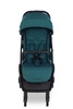 Easywalker Jackey Kompaktowy, samoskładający się wózek spacerowy z torbą transportową Teal Green
