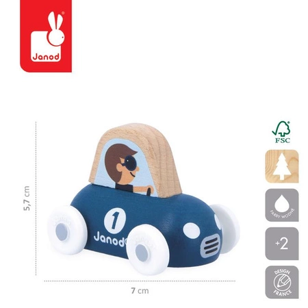 Janod Pojazd Samochód sportowy Biała Dolina Cross Roads 12m+