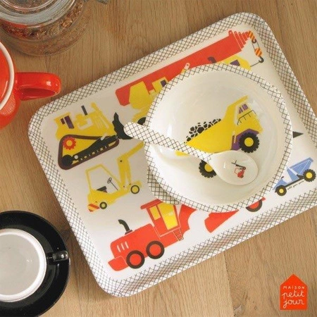 Taca do serwowania posiłków, Pojazdy Budowlane | Maison Petit Jour®
