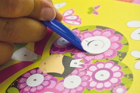 Zestaw artystyczny kalkomanii z folią Apli Kids - Księżniczki