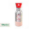 LILLIPUTIENS Bidon 600 ml ze stali nierdzewnej ze słomką Szczęśliwy Jednorożec Lena