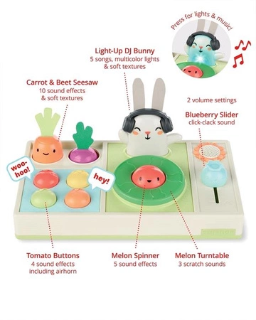 Skip Hop Zabawka Muzyczna DJ Królik Let The Beet Drop
