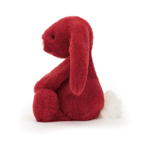 JellyCat - Króliczek LUX Czerwony 31 cm