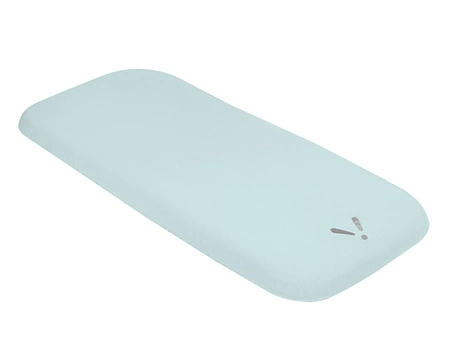 Prześcieradło bawełniane z gumką do wózka i Kosza Mojżesza 80x40 cm zielone PIAPIMO