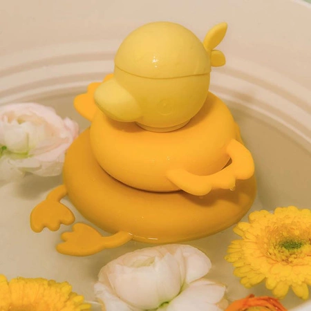 LILLIPUTIENS Silikonowa piramida do kąpieli Kaczorek Gaspard 12 m+