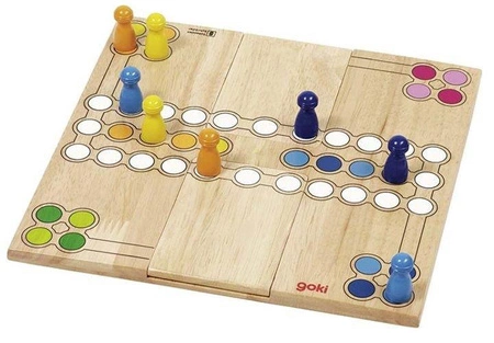 Chińczyk, ruchoma plansza, 56914-goki - gry planszowe