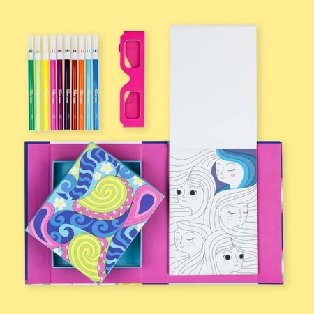 Tiger Tribe Zestaw Kolorowanek 3D – Tęczowe Sny